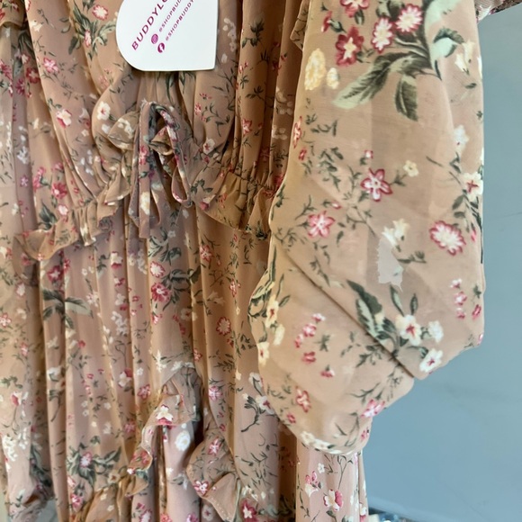 NWT Buddy Love Pia Long Sleeve Maxi Dress - Picture 11 of 13